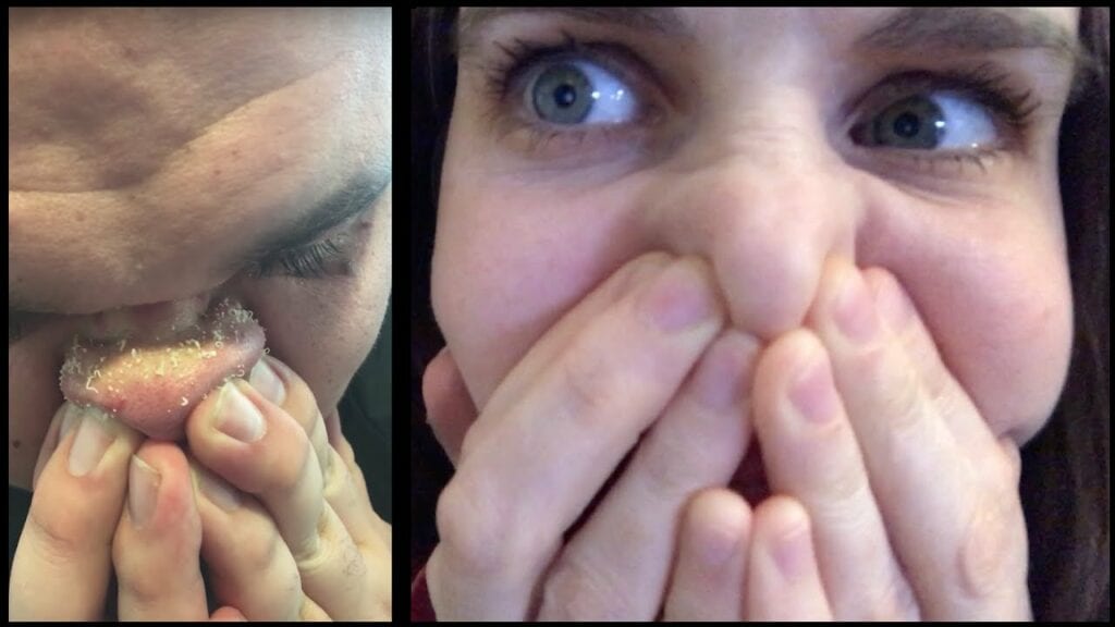 Well that’s one way to clean your pores 1